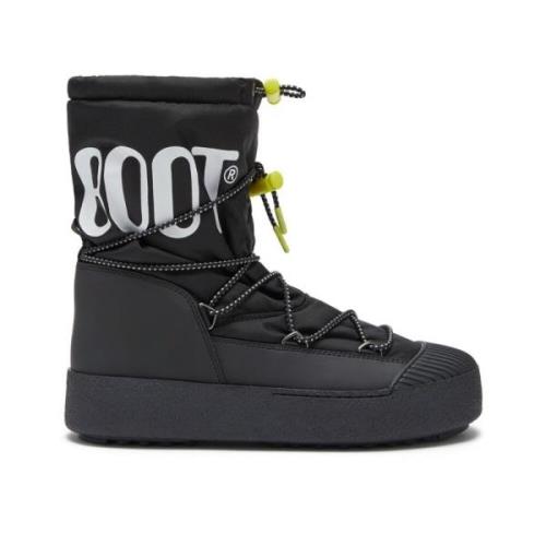 Zwarte Hybride Wandelsneakers Moon Boot , Black , Heren