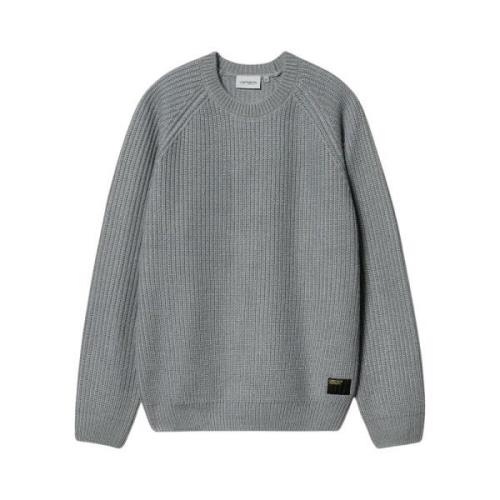 Gestructureerde Raglan Trui Carhartt Wip , Gray , Heren