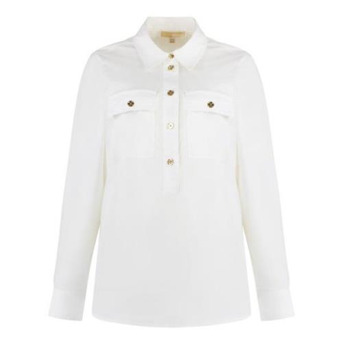 Blouses Shirts Michael Kors , White , Dames