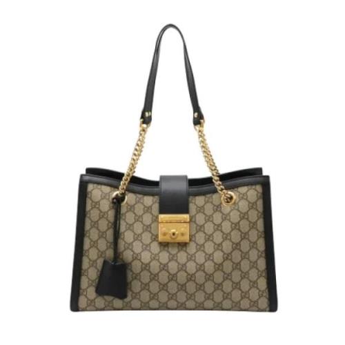 Pre-owned Plastic gucci-bags Gucci Vintage , Beige , Dames