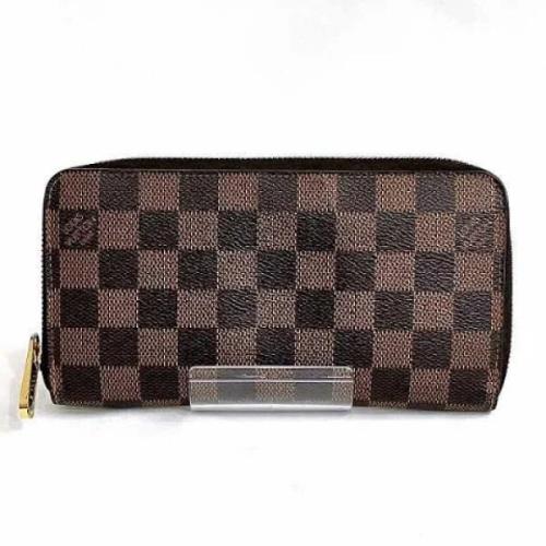 Pre-owned Canvas wallets Louis Vuitton Vintage , Brown , Heren