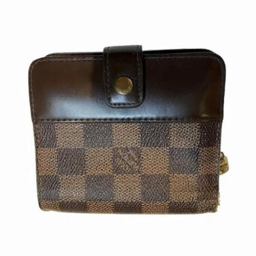 Pre-owned Canvas wallets Louis Vuitton Vintage , Brown , Dames