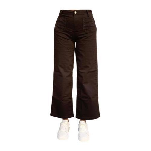 Stijlvolle Broek voor Vrouwen Liu Jo , Brown , Dames