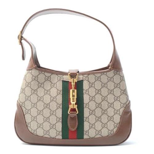 Pre-owned Canvas gucci-bags Gucci Vintage , Beige , Dames