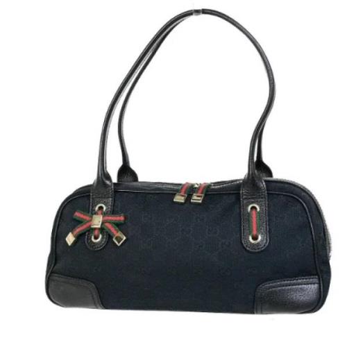 Pre-owned Canvas gucci-bags Gucci Vintage , Black , Dames