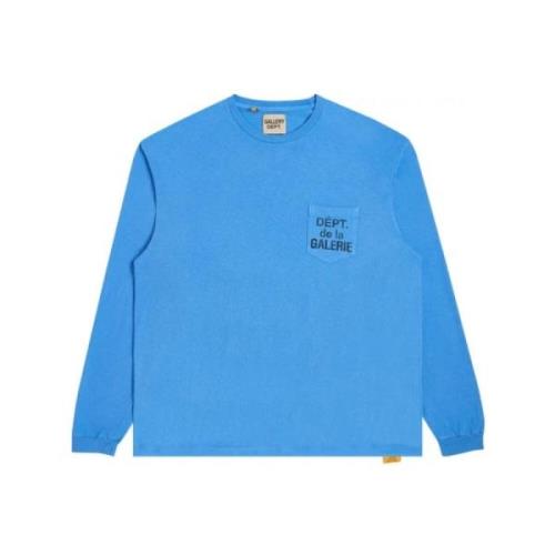 Blauw Longsleeve Shirt met Uniek Ontwerp Gallery Dept. , Blue , Heren