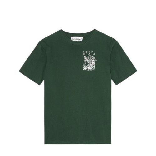 Katoenen Unisex T-shirt Opéra Sport , Green , Dames