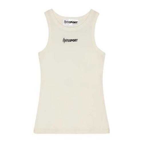 Katoenen Tanktop Opéra Sport , White , Dames