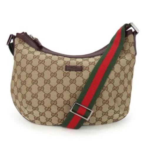 Pre-owned Fabric gucci-bags Gucci Vintage , Beige , Dames