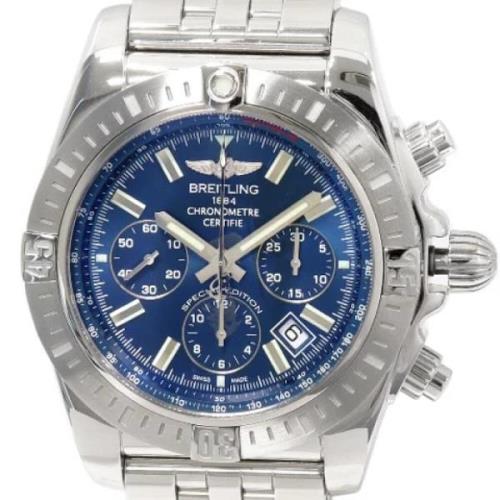 Pre-owned Metal watches Breitling Pre-owned , Blue , Heren