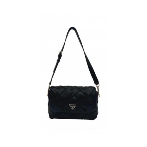 Gevlochten Crossbody Tas Zaina Guess , Black , Dames