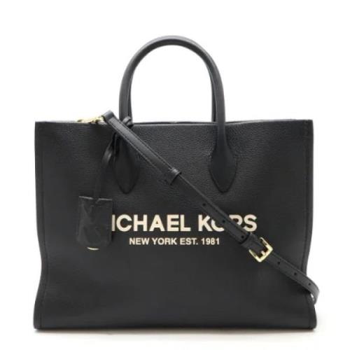 Pre-owned Leather shoulder-bags Michael Kors Pre-owned , Black , Dames