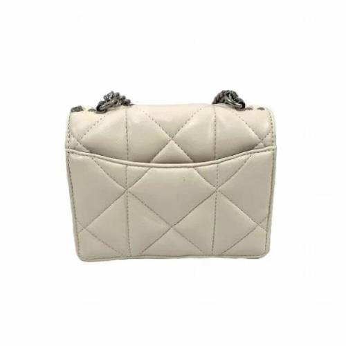 Pre-owned Leather shoulder-bags Coach Pre-owned , White , Dames