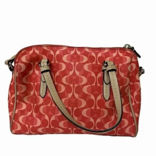 Pre-owned Canvas shoulder-bags Coach Pre-owned , Red , Dames