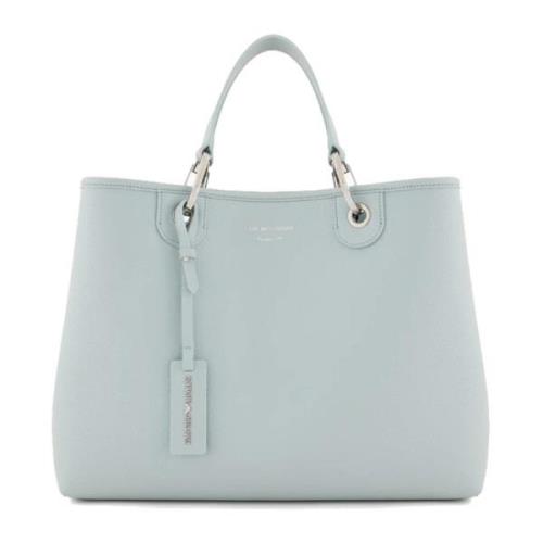 Blauwe Handtas met Verstelbare Band Emporio Armani , Blue , Dames