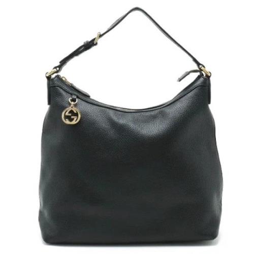 Pre-owned Leather gucci-bags Gucci Vintage , Black , Dames