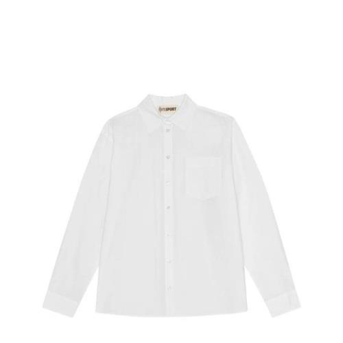 Witte Katoenen Unisex Shirt Opéra Sport , White , Dames