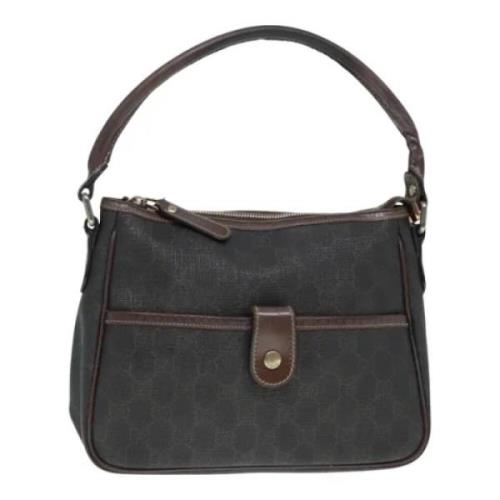 Pre-owned Canvas handbags Gucci Vintage , Black , Dames