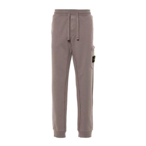 Duifgrijs Felpa Sweatpants Stone Island , Gray , Heren