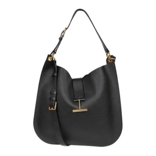 Omkeerbare Schouder Crossbody Tas Tom Ford , Black , Dames