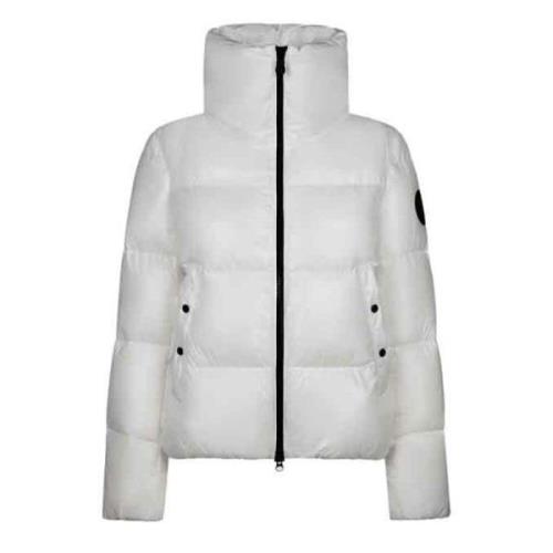 Isla Winterjas met Laquà© Finish Save The Duck , White , Dames