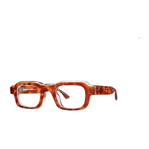 Moderne Zonnebril Zwarte Frame Thierry Lasry , Brown , Unisex