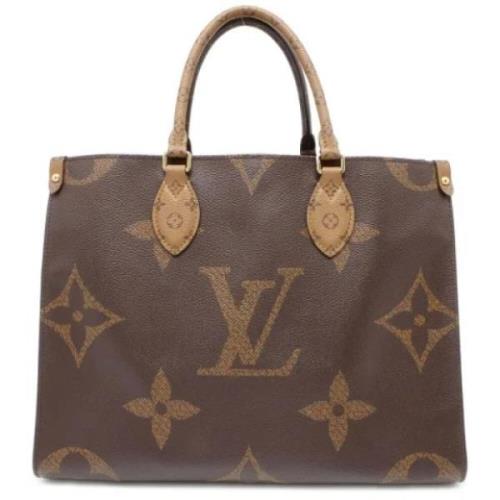 Pre-owned Fabric louis-vuitton-bags Louis Vuitton Vintage , Brown , Da...