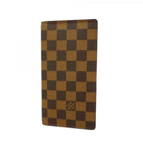 Pre-owned Canvas wallets Louis Vuitton Vintage , Brown , Dames