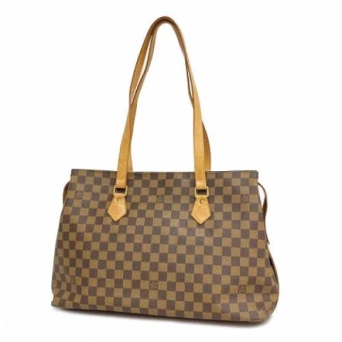 Pre-owned Fabric shoulder-bags Louis Vuitton Vintage , Brown , Dames