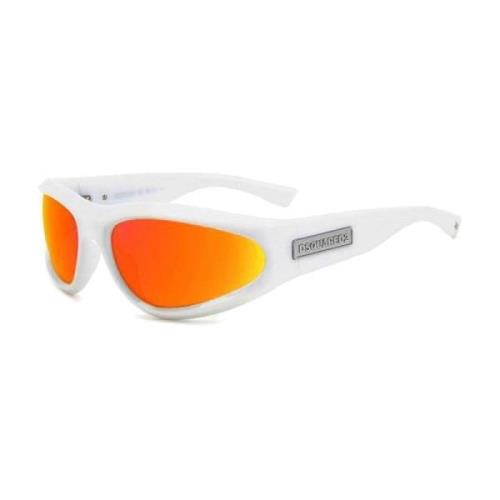 Witte Acetaat Zonnebril Dsquared2 , White , Unisex