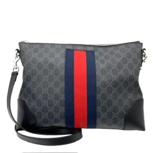 Pre-owned Canvas gucci-bags Gucci Vintage , Gray , Dames