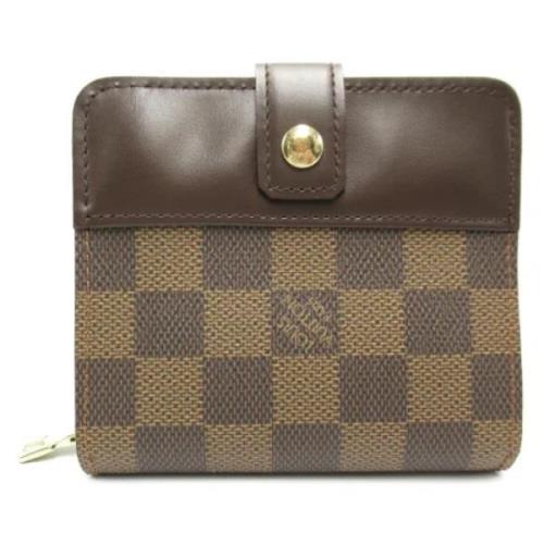 Pre-owned Canvas wallets Louis Vuitton Vintage , Brown , Dames