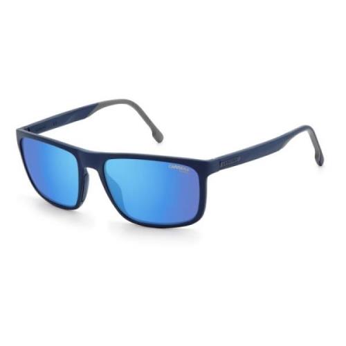 Blauwe Resin Zonnebril voor Mannen Carrera , Blue , Heren