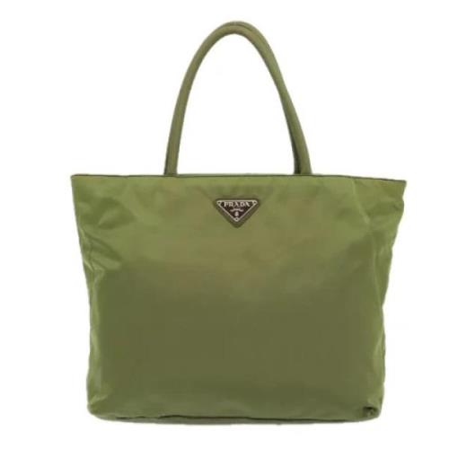 Pre-owned Fabric prada-bags Prada Vintage , Green , Dames