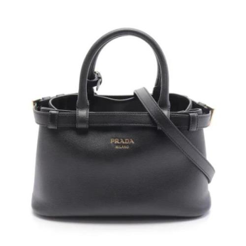 Pre-owned Leather prada-bags Prada Vintage , Black , Dames