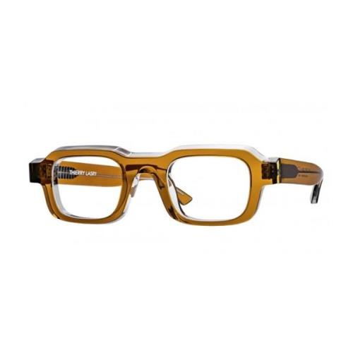 Moderne Zonnebril Zwarte Frame Thierry Lasry , Yellow , Dames