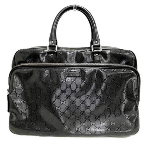 Pre-owned Leather gucci-bags Gucci Vintage , Black , Heren