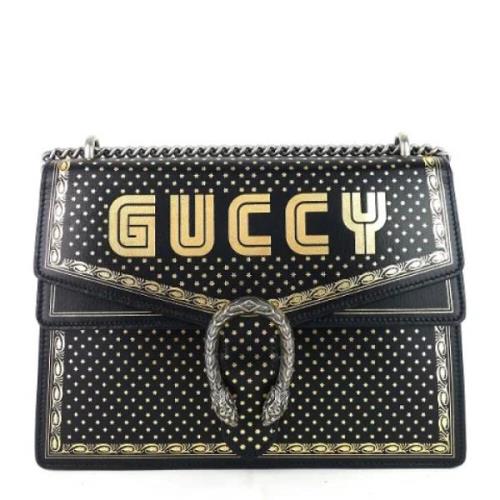 Pre-owned Leather gucci-bags Gucci Vintage , Black , Dames