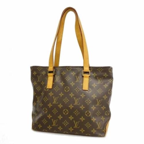 Pre-owned Fabric totes Louis Vuitton Vintage , Brown , Dames