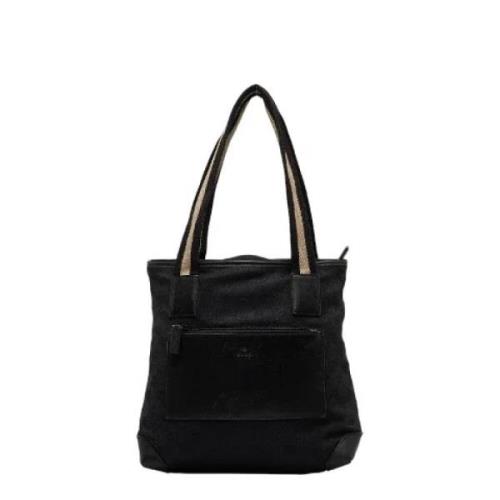 Pre-owned Canvas totes Gucci Vintage , Black , Dames