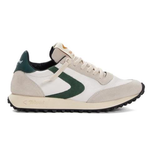 Witte Groene Leren Sneakers Vrouwen Valsport 1920 , Multicolor , Dames