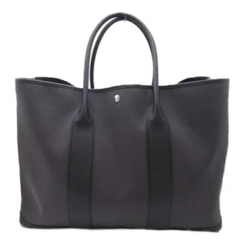 Pre-owned Canvas totes Hermès Vintage , Gray , Dames