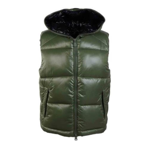 Dexter Militair Groen Mouwloos Jack Save The Duck , Green , Heren