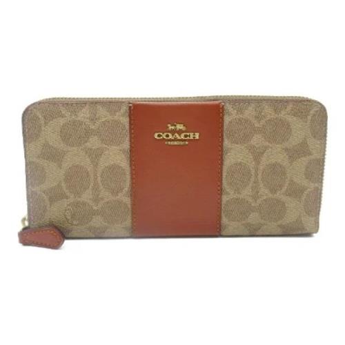 Pre-owned Canvas wallets Coach Pre-owned , Multicolor , Dames