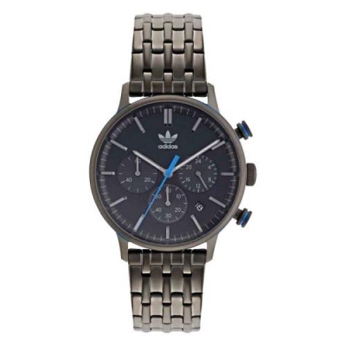 Roestvrijstalen grijs herenhorloge Adidas , Gray , Heren