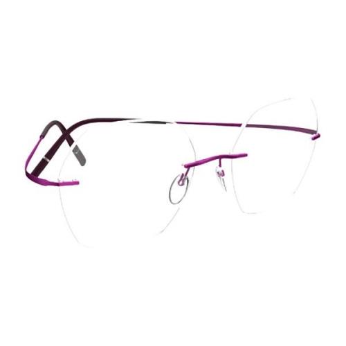 Modern Brilmontuur Silhouette , Purple , Unisex