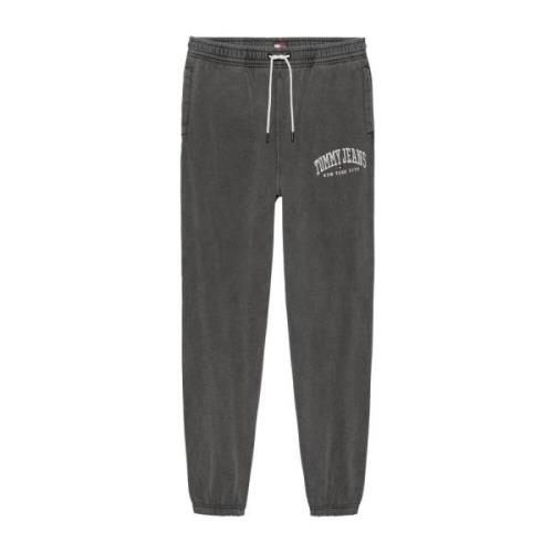 Casual Sweatpants Tommy Jeans , Black , Heren