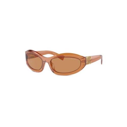 MU 14Zs 15T10I Sunglasses Miu Miu , Brown , Dames