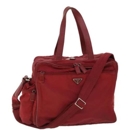 Pre-owned Nylon prada-bags Prada Vintage , Brown , Dames