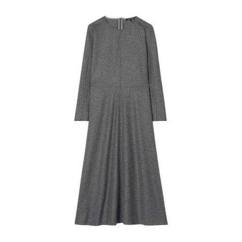 Flanellen jurk in grijs Luisa Cerano , Gray , Dames